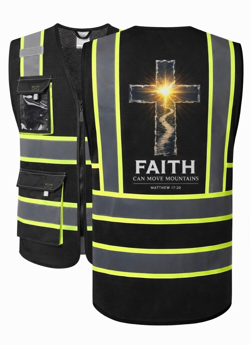 Christian Cross Faith Safety Vest