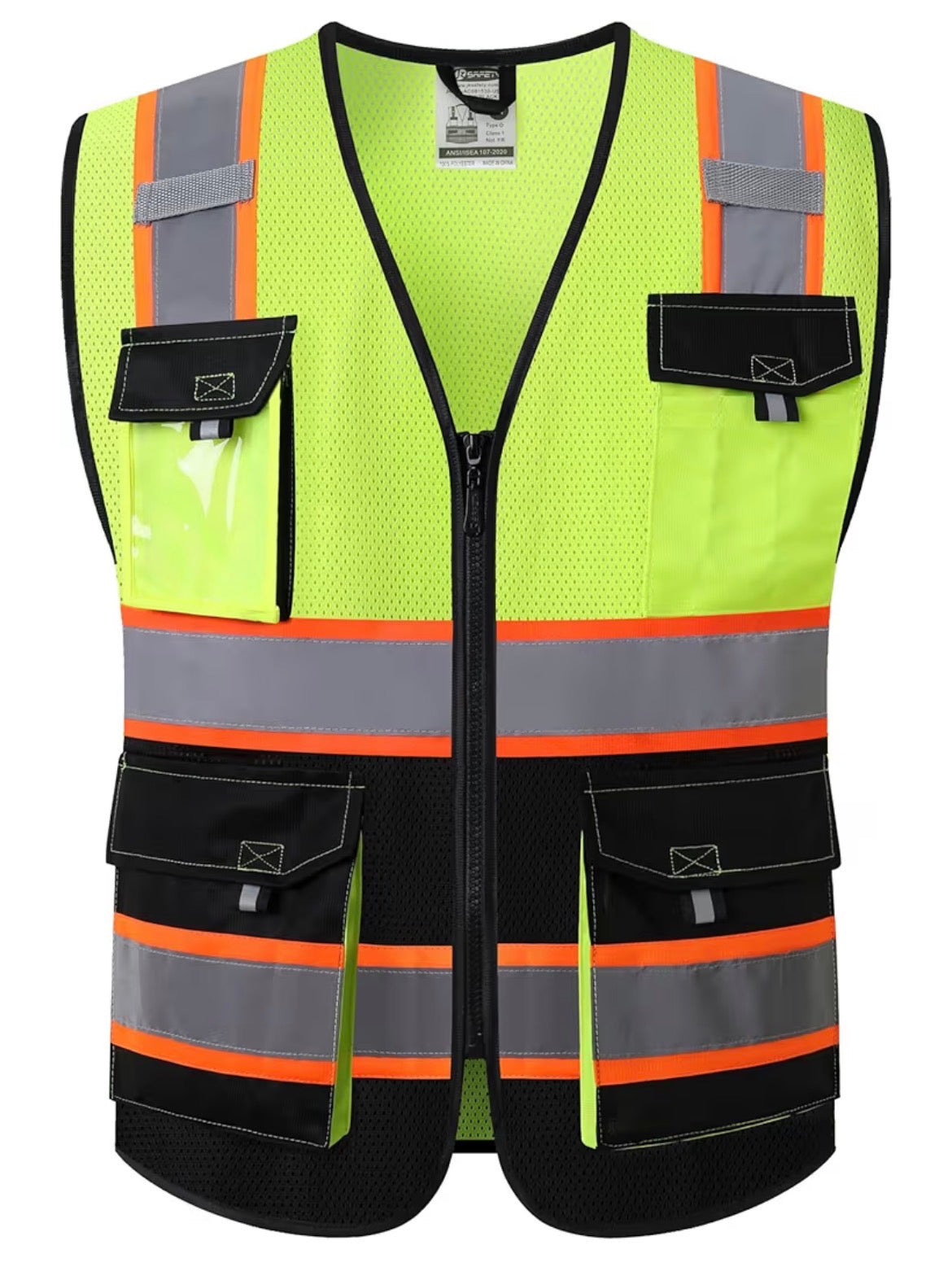 Traffic Specialist High Visibility Safety Vest – Safety Cone Work Zone Design