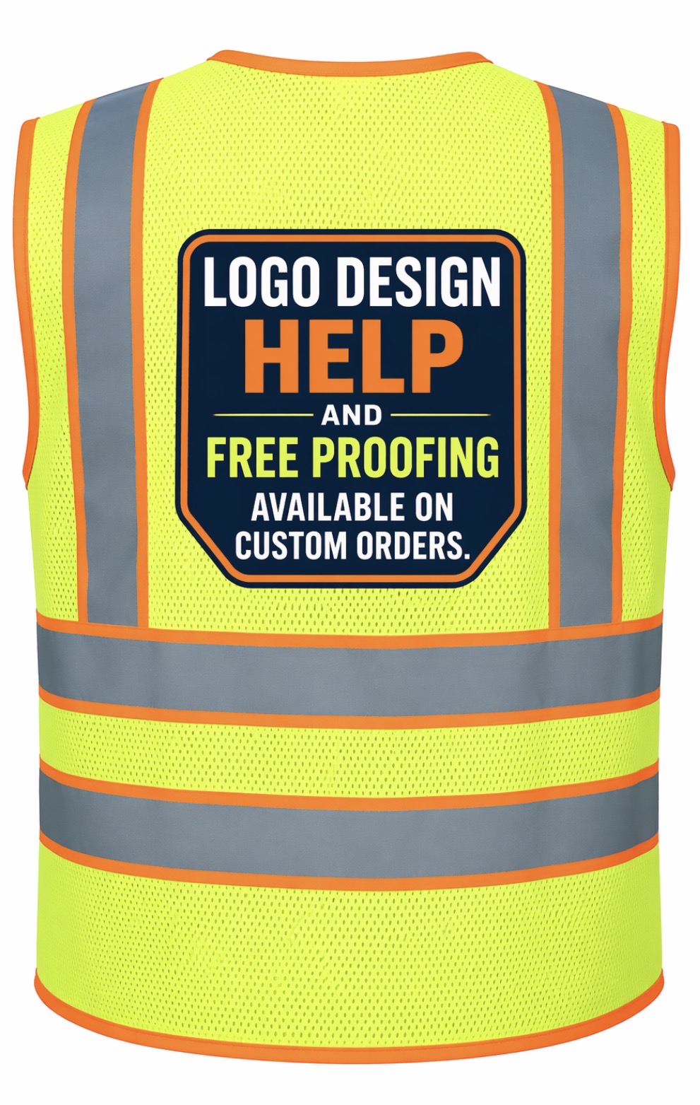 Custom Hi-Vis Safety Vest — Your Logo, Built for the Job
