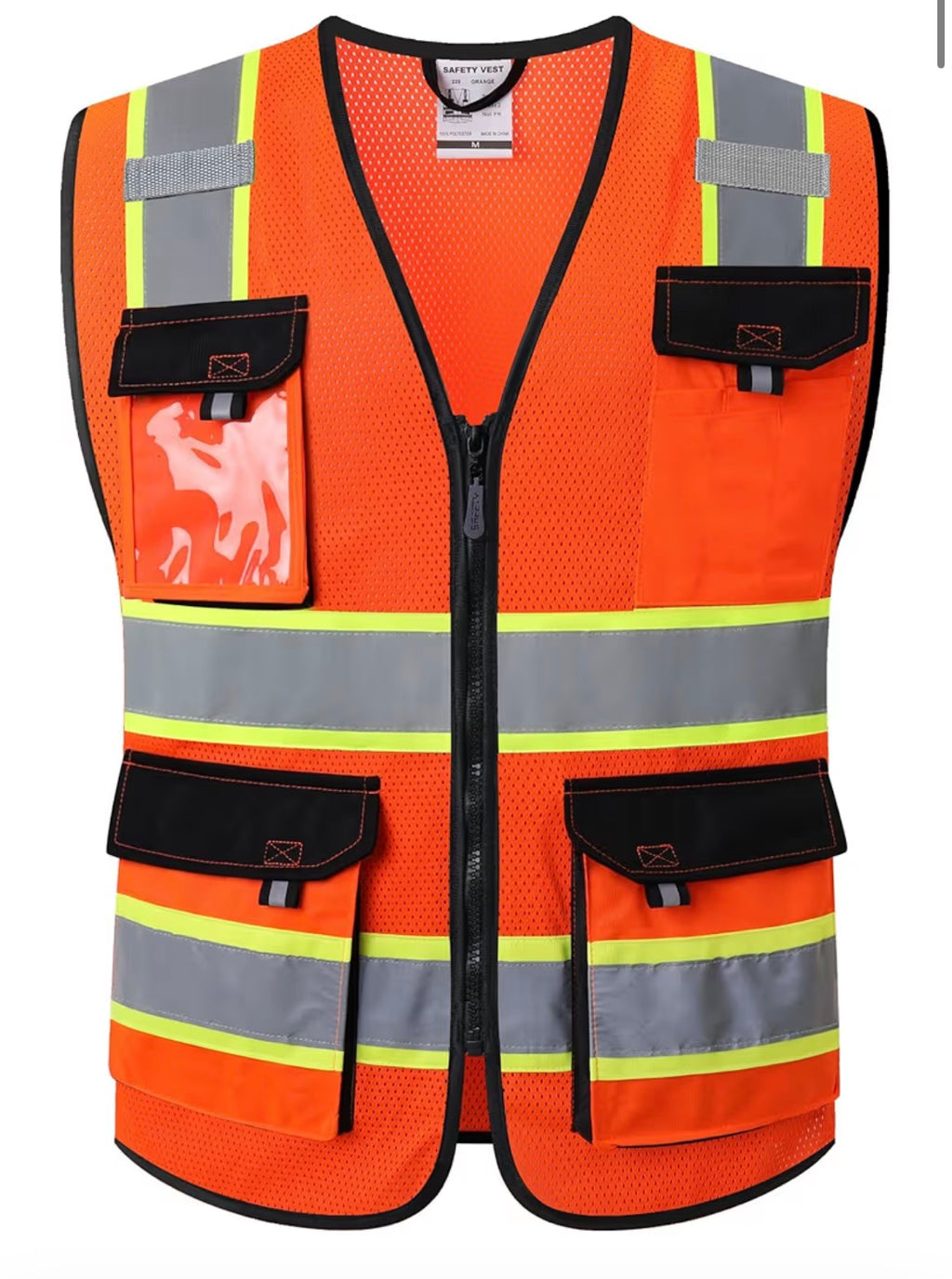 Skilled Laborer High Visibility Safety Vest – Rugged Skull Hard Hat Design