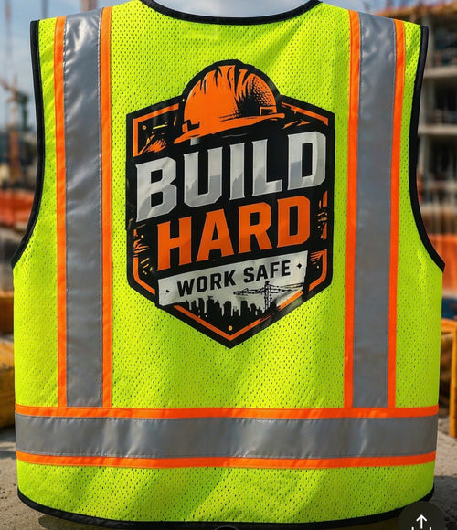 Custom Hi-Vis Safety Vest — Your Logo, Built for the Job